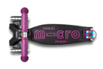 Самокат Maxi Micro Deluxe LED складной, неохром сиреневый