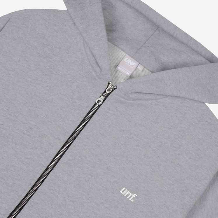 Худи UNIFORM HEAVY ZIP UNF, серый меланж