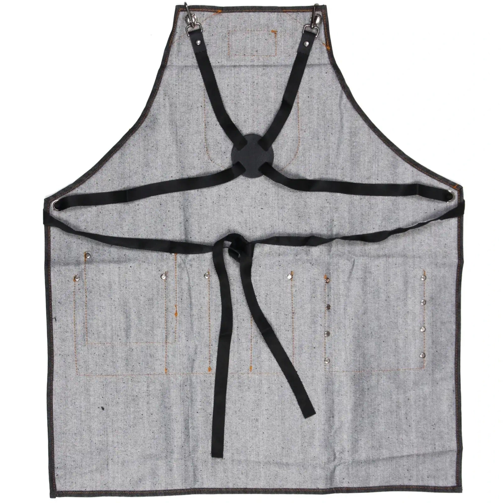 Фартук универсальный рабочий «PATRON», четыре кармана, цвет черный, 81*68см