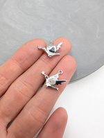 Подвеска птичка, 16*16.5мм