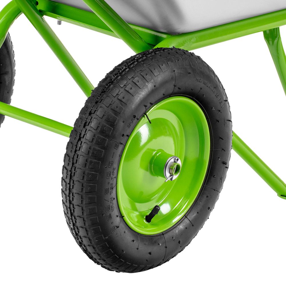 Тачка садово-строительная Сибртех 2-х колесная, грузоподъемность 230 кг, объем 110 л