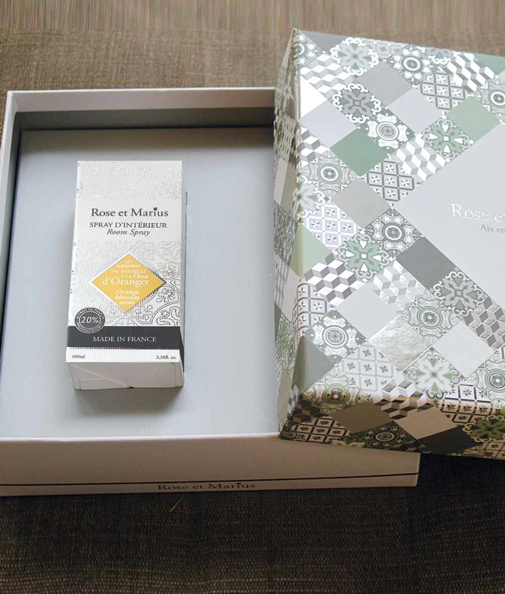 Ароматический диффузор и спрей парфюмированный 100мл Rose et Marius Coffret Fleur D'Oranger CAR-FO