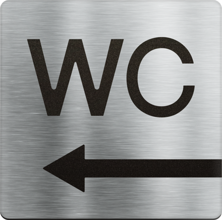 Туалет, WC, налево