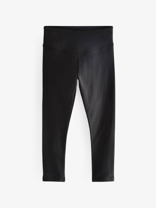 Легинсы с высокой талией для девочки Next N40-825, Черный