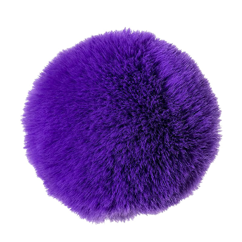 Фиолетовая анальная втулка 13см с фиолетовым пушистым хвостиком ToyFa ToDo Sweet Bunny 357014