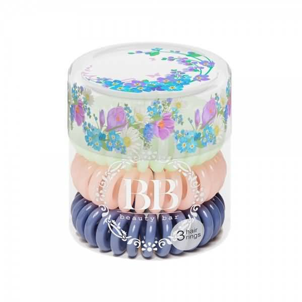 Резинка для волос набор акварель BEAUTY BAR Hair Rings Watercolor