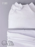 Шапка для девочки осенняя с ушками и снуд