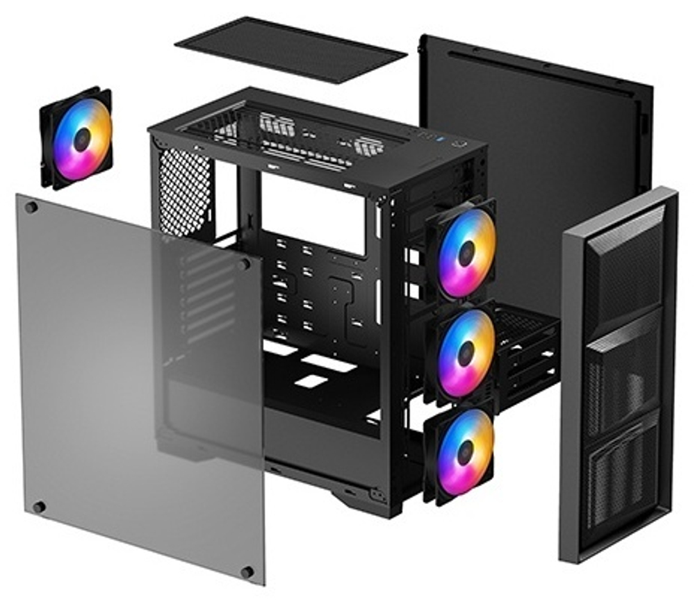 Корпус Deepcool Matrexx 50 Mesh 4FS черный