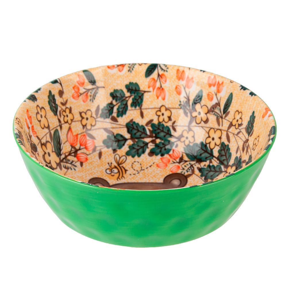 Салатник "Kawaii Forest.Bear" d=16см. v=800мл.(фарфор) (min12) (транспортная упаковка)