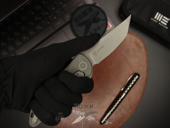 Складной нож WE Knife Synergy2 912C c клинком из стали Böhler M390 Microclean®, рукоять титан