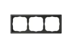 Рамка Systeme Electric ARTGALLERY 3-постовая базальт 39363