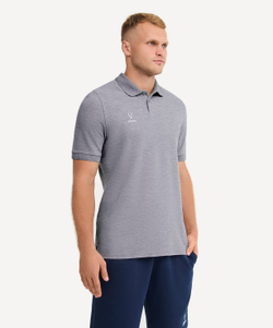 Поло ESSENTIAL Cotton Polo 23, серый меланж