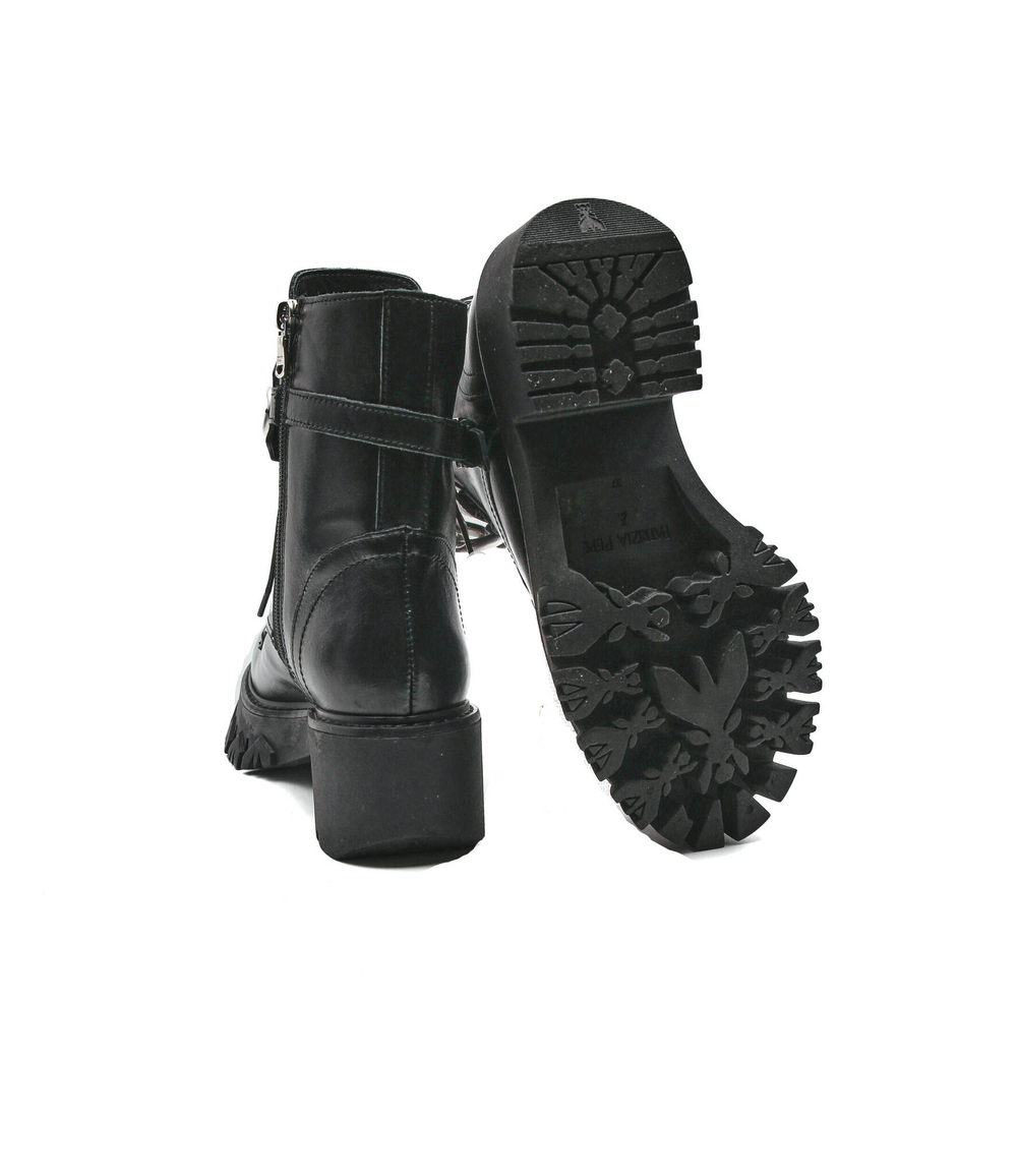 Кожаные ботильоны stivali Patrizia Pepe - черный(8Y0014 L011)