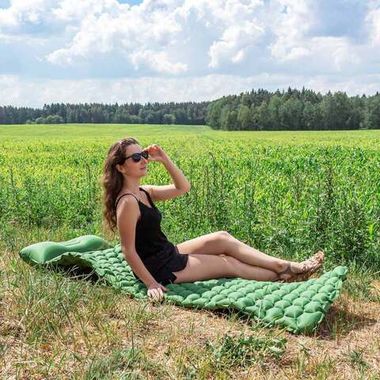 Коврик-матрас надувной туристический(190х60х5см,материал:40D нейлон, 480г) WMC TOOLS WMC-TRI-017