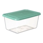 Емкость для продуктов прямоугольная 2л Фисташковый 205x150x100 мм