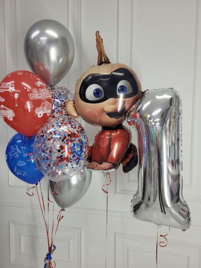 Воздушные на шарики на годик №19