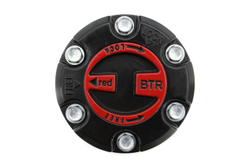 Муфты включения переднего моста УАЗ (хабы колесные) серия TROPHY Z с подшипником (черные, 2 шт)