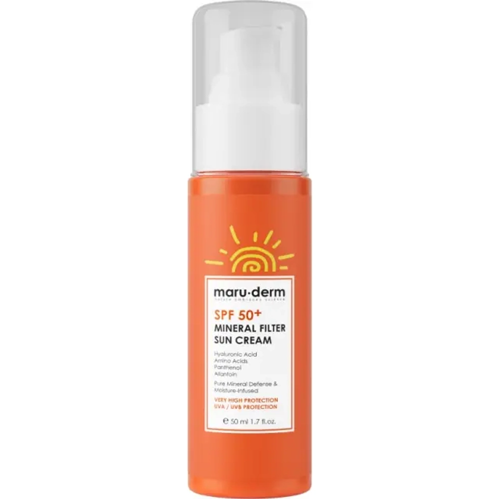 Maruderm, Крем солнцезащитный SPF 50+ Mineral Filter Sun Cream, 50 мл