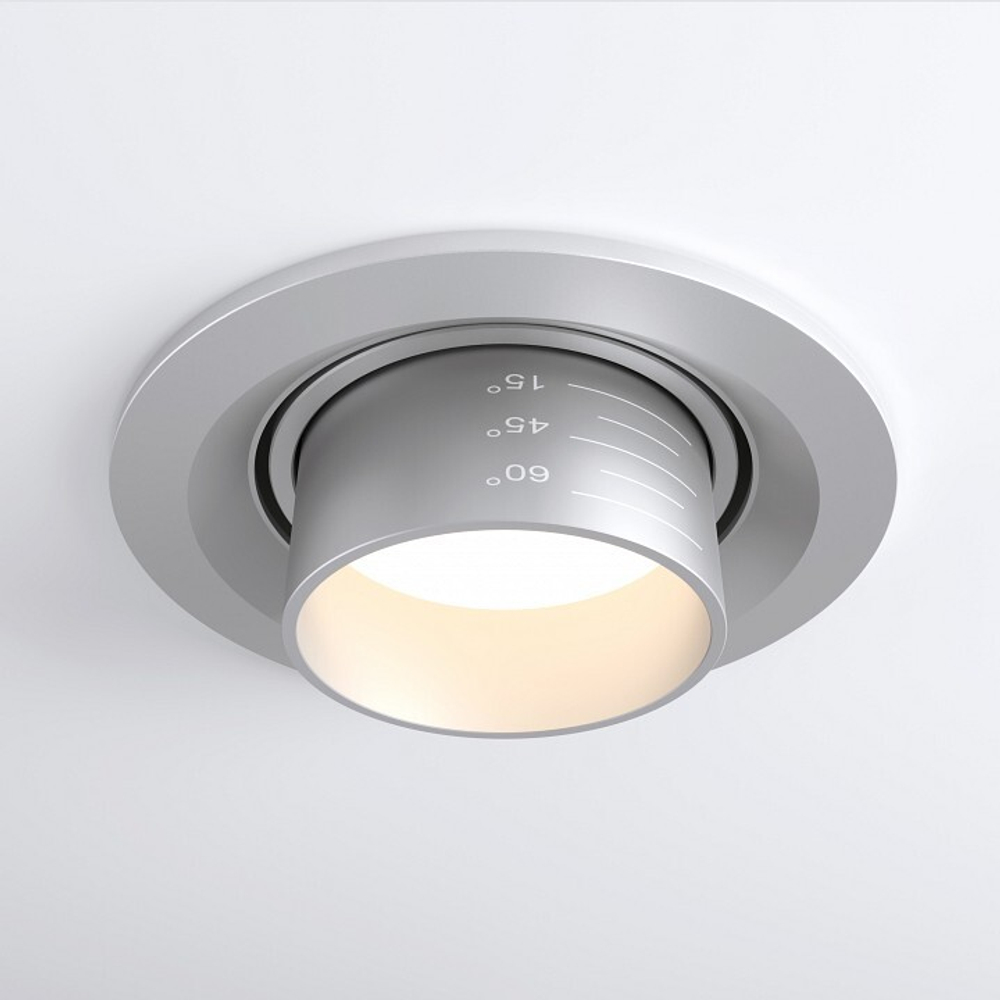 Встраиваемый светильник Elektrostandard 9920 LED 15W 4200K серебро