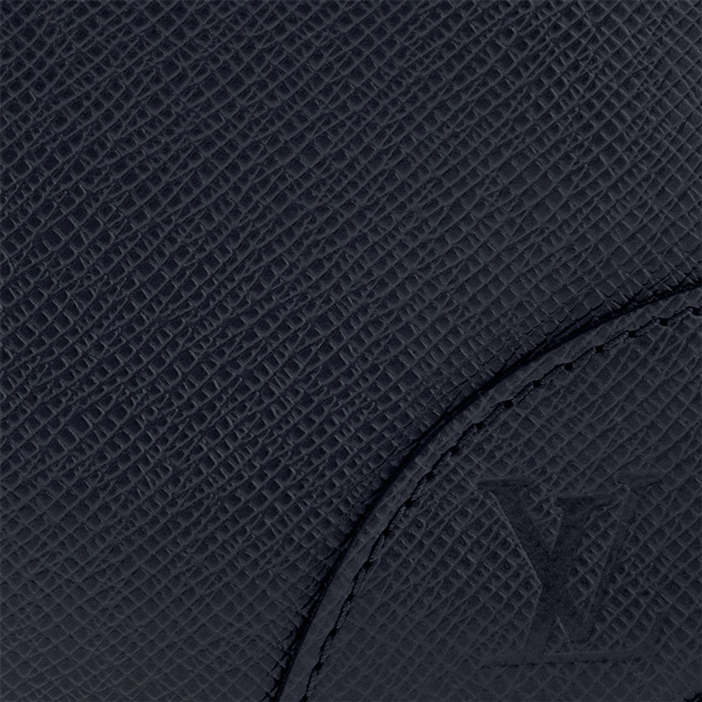 LOUIS VUITTON Cow Leather Laptop Bag, Shoulder Bag, Crossbody Bag, Handbag, Briefcase Small Men"s Dark Blue