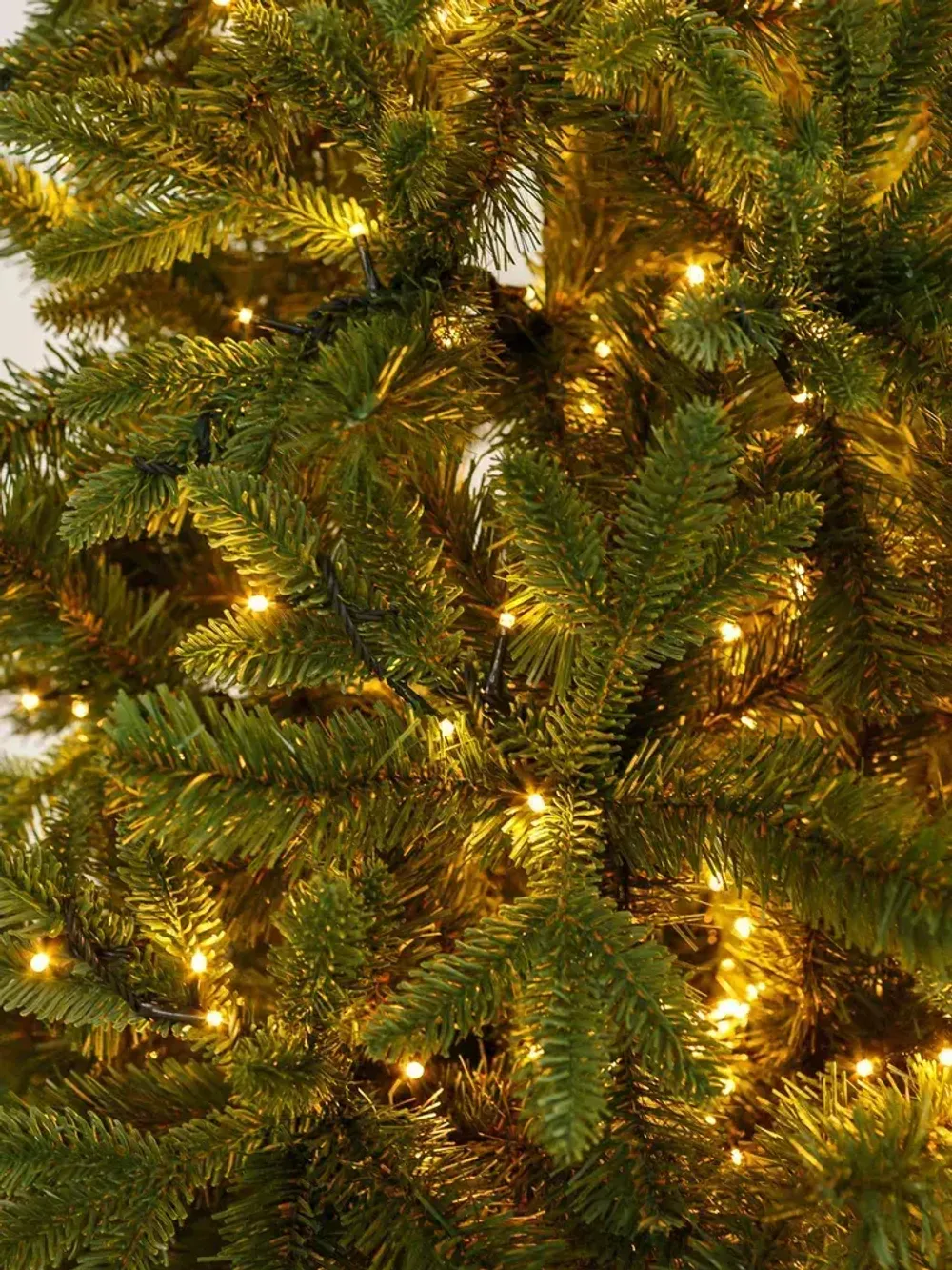 Елка с гирляндой «Барокко» (Литая+пвх) 210 см / 2,1 м