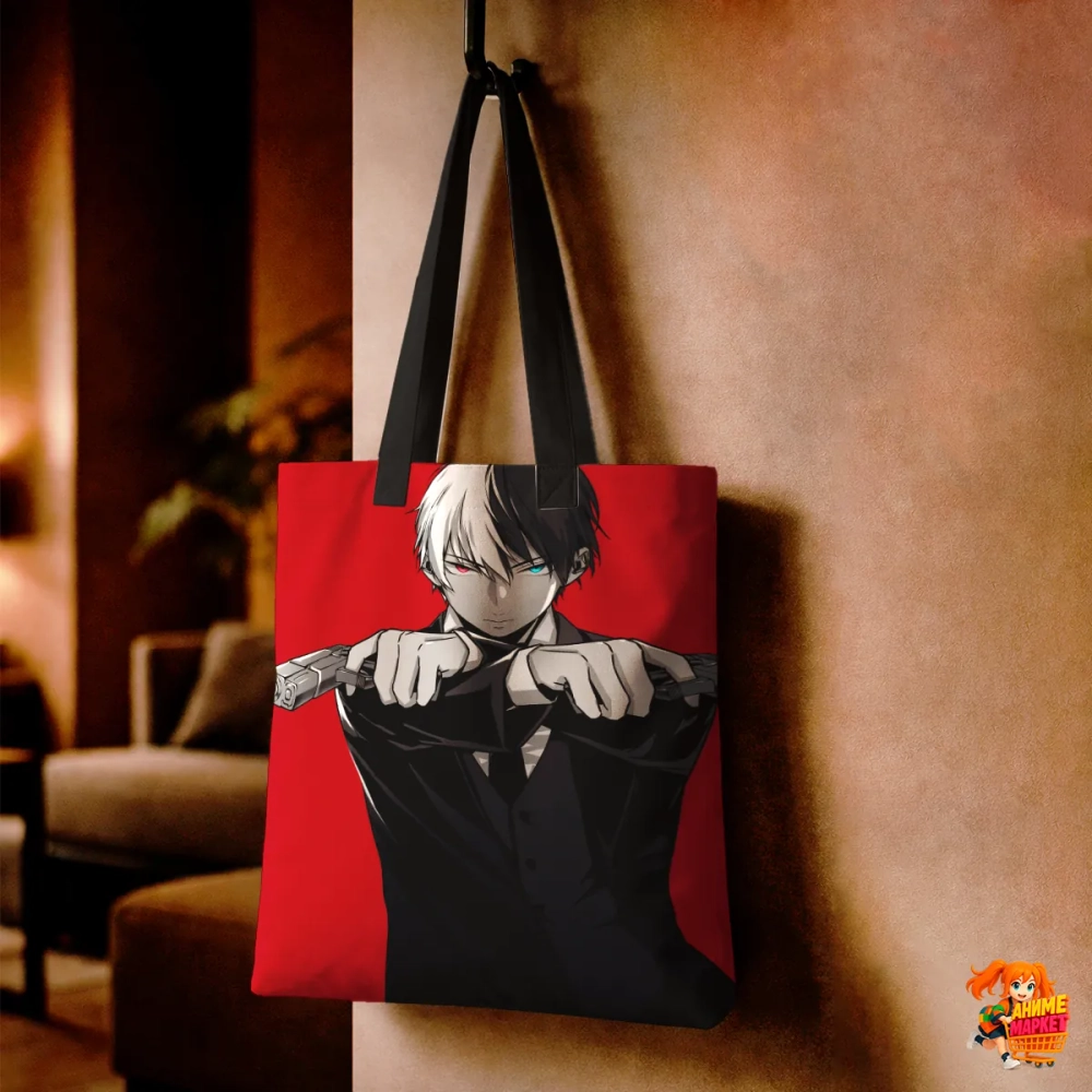 Сумка шоппер с принтом Моя геройская академия