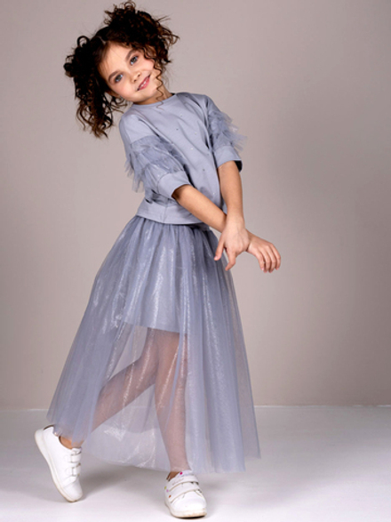 Комплект трикотажный для девочки 6-9 лет Fleur de Vie