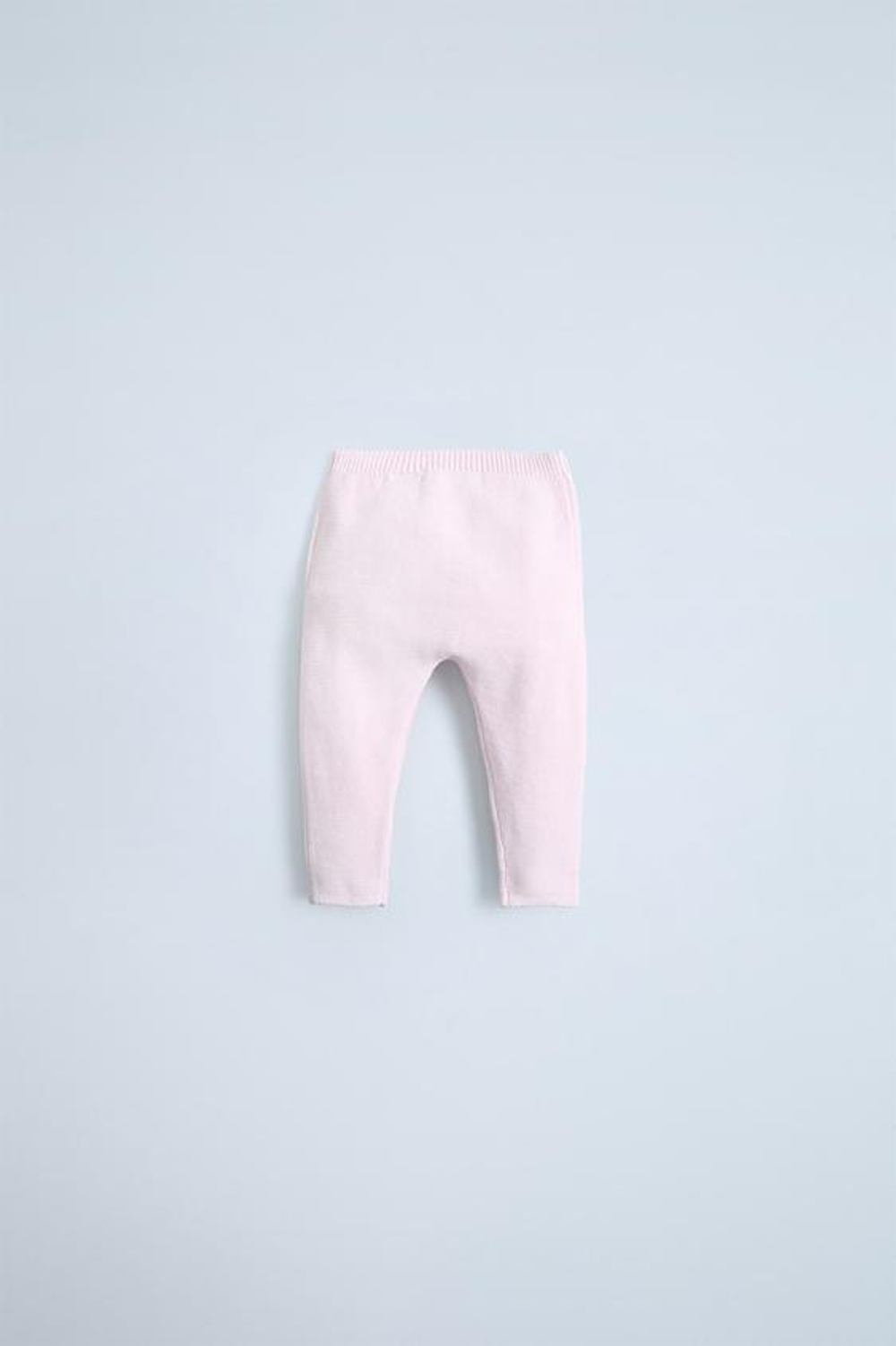 ZARA ТРИКОТАЖНЫЕ БРЮКИ С ЦВЕТОЧНЫМ ПРИНТОМ, ЦВЕТ РОЗОВОГО ДЕРЕВА