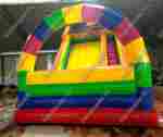 Детский надувной батут-горка "Без радуги никуда" 11*5*8м
