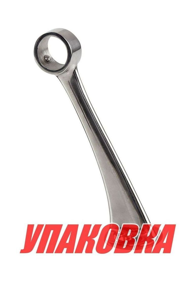 Стойка поручня проходная под трубу 7/8 (22 мм), поперечная, высота 127 мм (упаковка из 10 шт.)