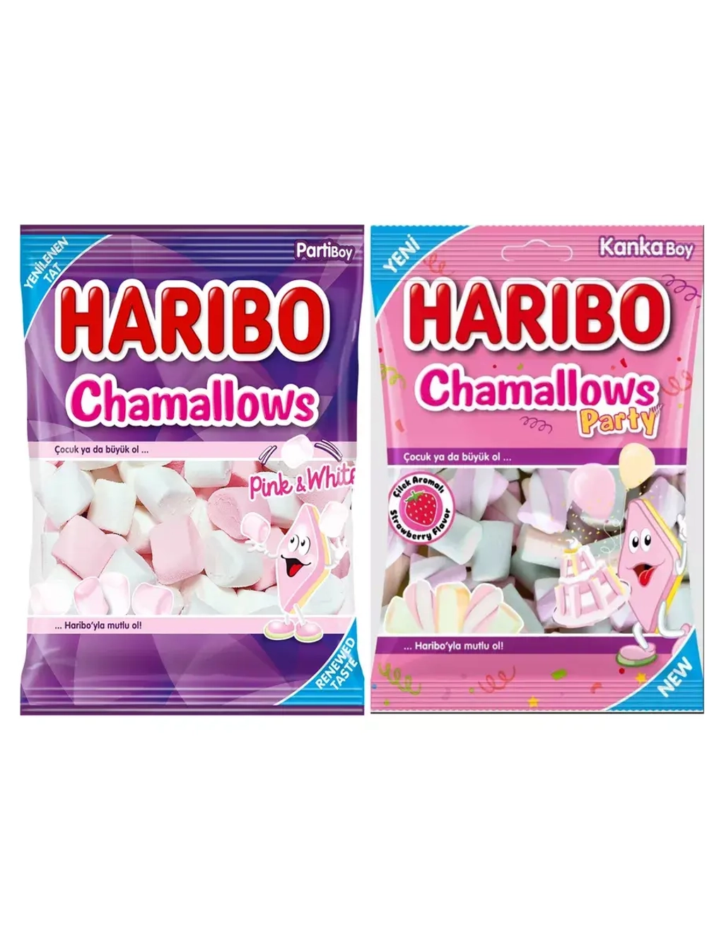 Маршмеллоу Харибо микс (2уп по 150гр)