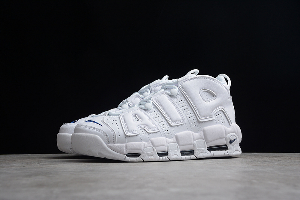 Nike Air More Uptempo White Midnight Navy