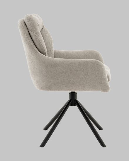 Стул Ральфио букле светло-серый