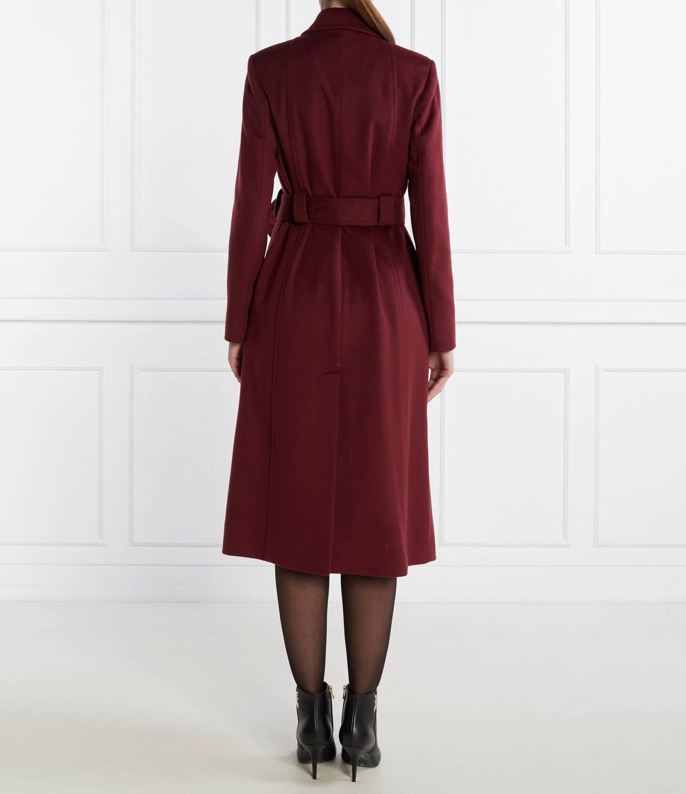 Хлопковое пальто Patrizia Pepe - бордовый(2O0120 A171)