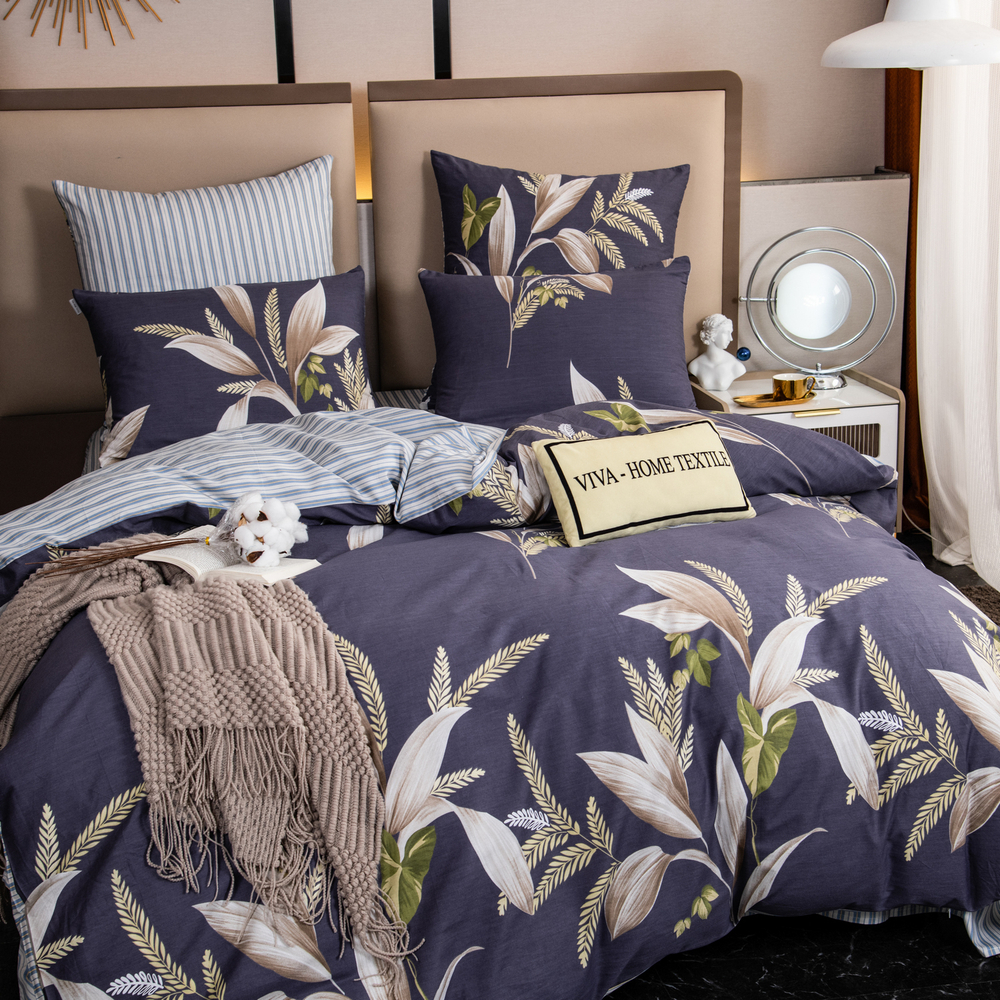 Комплект постельного белья Люкс Сатин 100% хлопок на резинке AR280