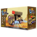 Машина Военная на бат. 24см, коробка 107-5