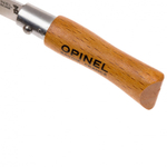 Нож Opinel №2, углеродистая сталь, бук