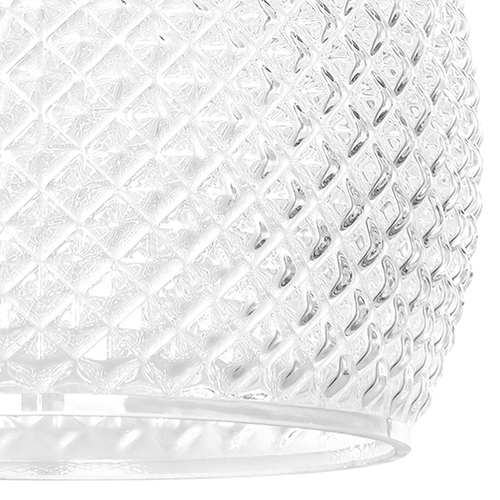 798021 Люстра GENNI 1х40W E27 ЛАТУНЬ/ПРОЗРАЧНЫЙ