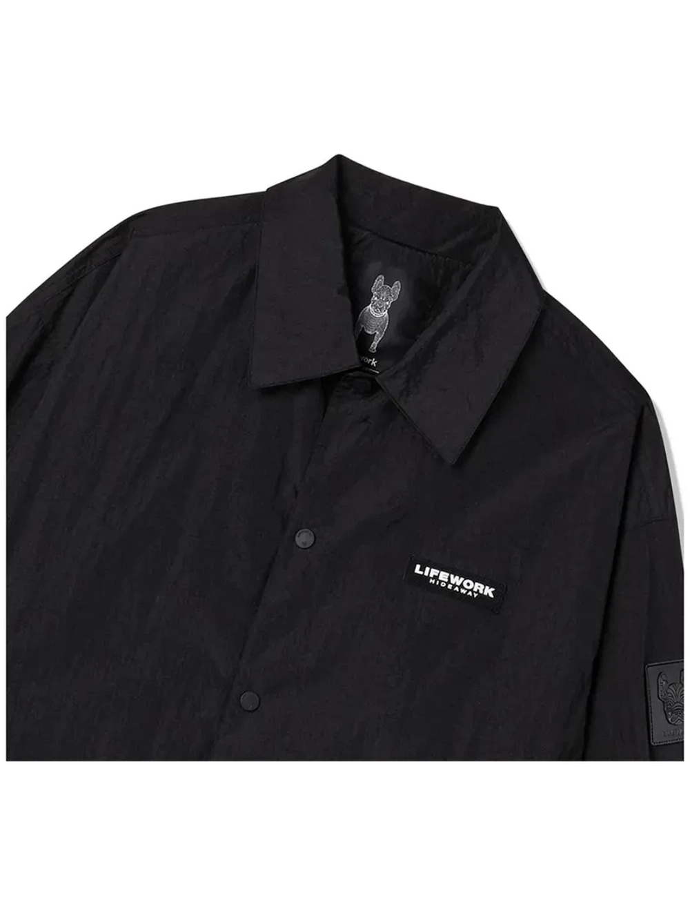 Куртка-рубашка из нейлона