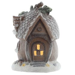 GAEM Фигурка декоративная "Домик" с подсветкой (АААх3, н/п), L25 W27 H34 см