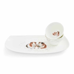 Royal Worcester Wrendale Designs Набор мисок на подносе 3+1 9 см