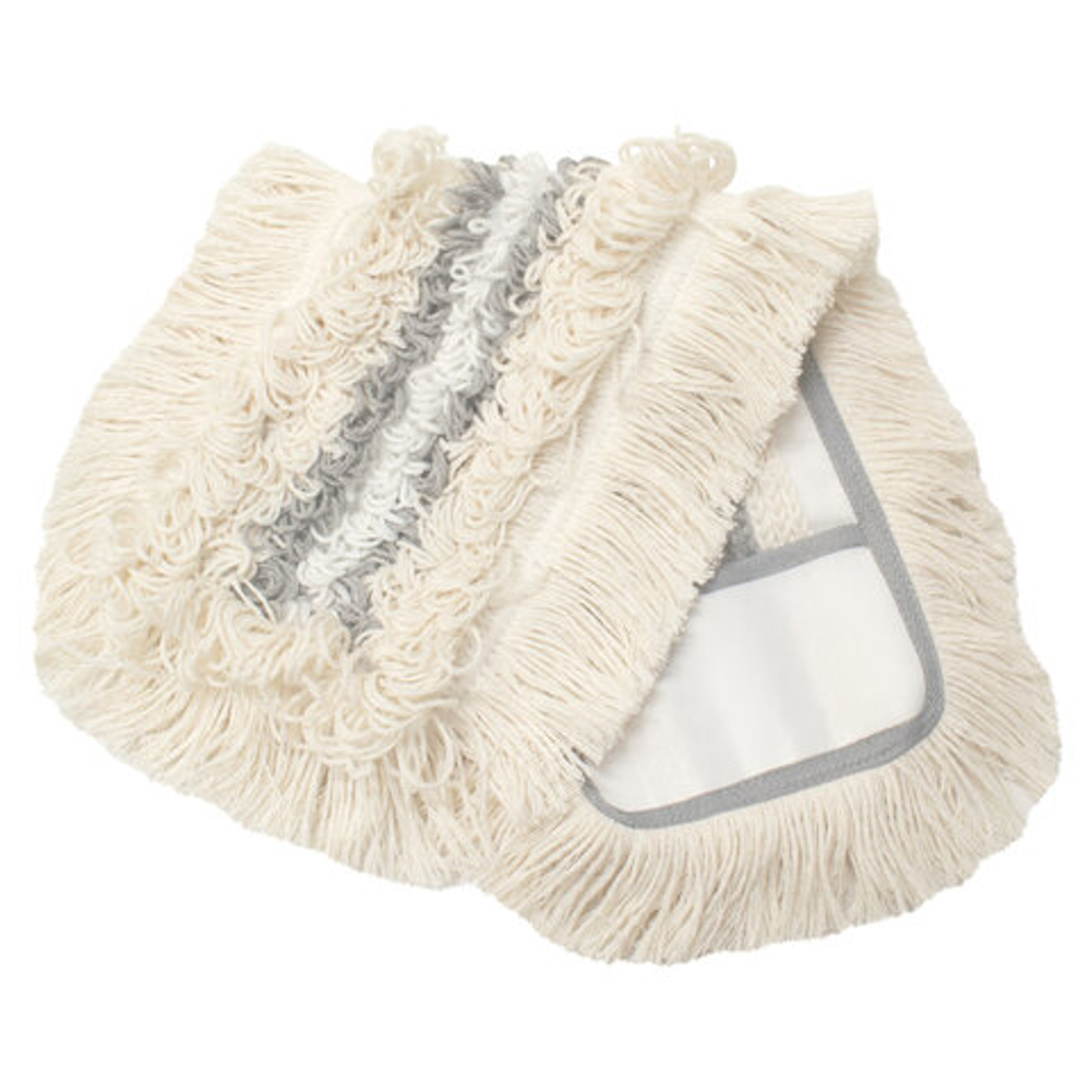 Насадка МОП плоская 42х10 см из хлопка, плотный ворс, для швабры "Natural", YORK