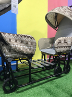 Санки с выдвижными колесами Погодки Универсал 3 (Скандинавская ночь)