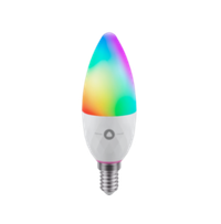 Умная лампочка Яндекс с Алисой, цоколь Е14, 4.8 Вт, RGB цветная YNDX-00017