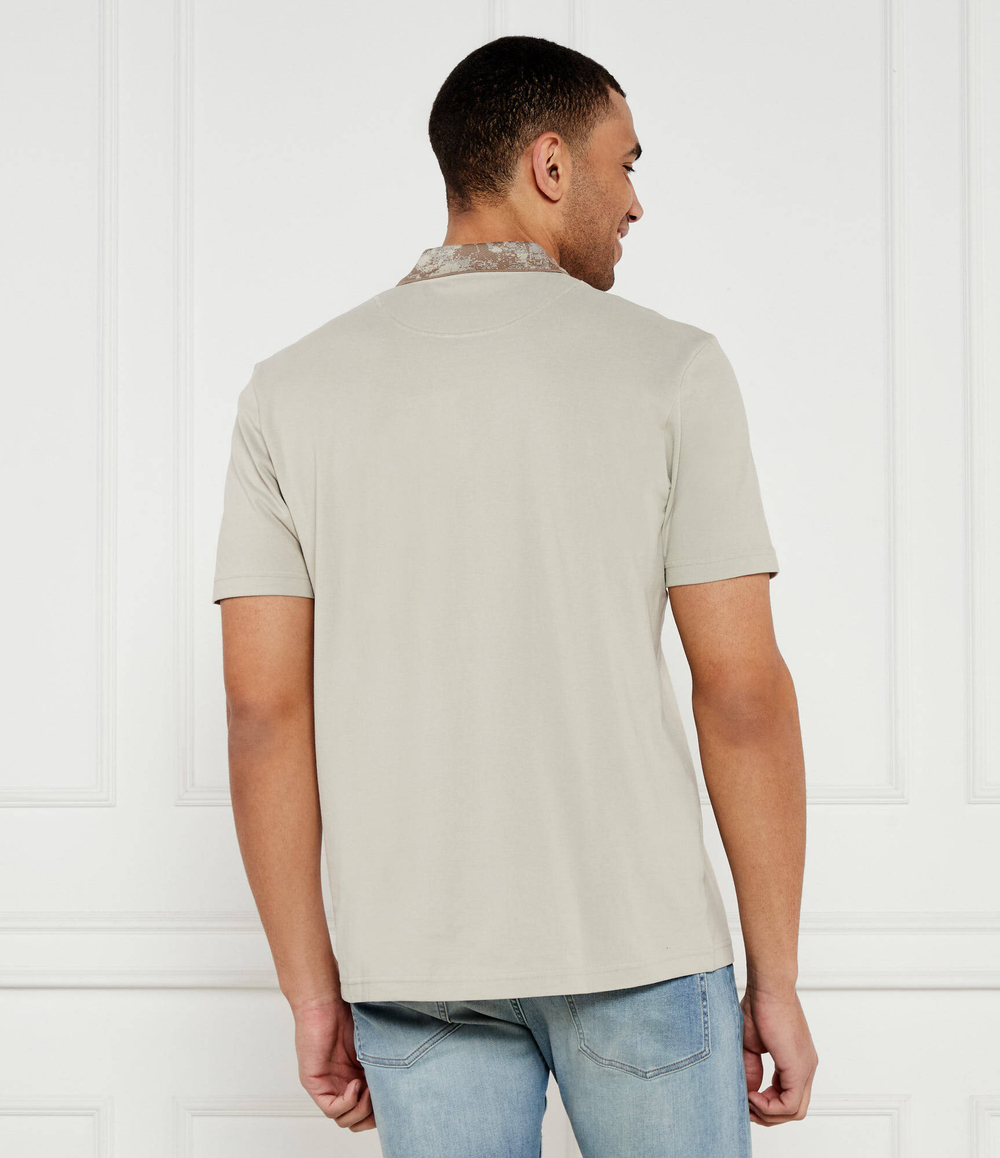 Поло Pe_JungleCollar BOSS ORANGE - бежевый(50530751)