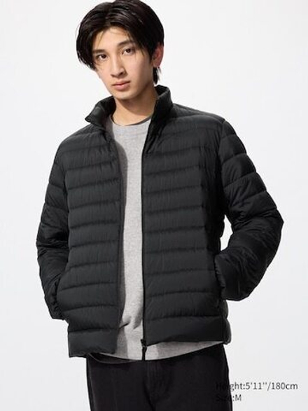 UNIQLO Ультралегкая пуховая куртка, черный