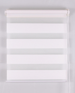 Рулонная штора день и ночь, белый