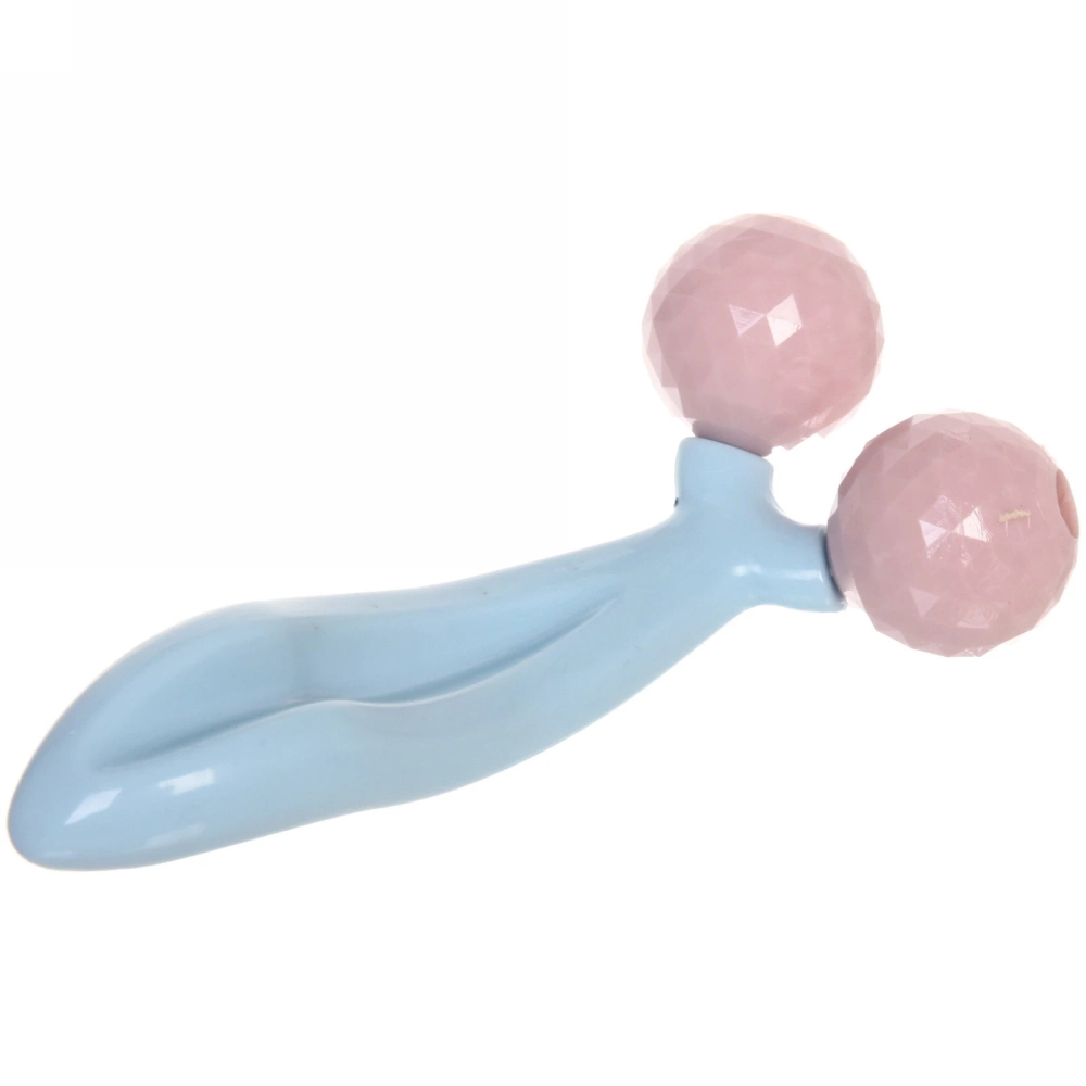 Массажер для зоны лица и шеи декольте «Beauty House-3D», цвет мятный, розовый и голубой, 17,5*8см/пакет