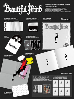 Альбом XDINARY HEROES - BEAUTIFUL MIND 6th Mini Album PHOTOBOOK RANDOM Version