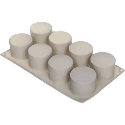 Форма силиконовая «Шарлотта» Круги 8секций 29*17*4,5см